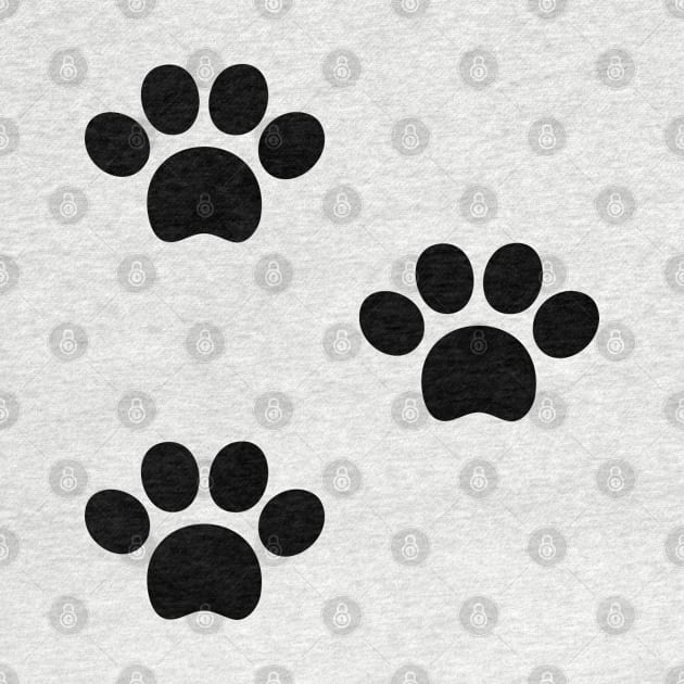 black dog paws design by Artistic_st